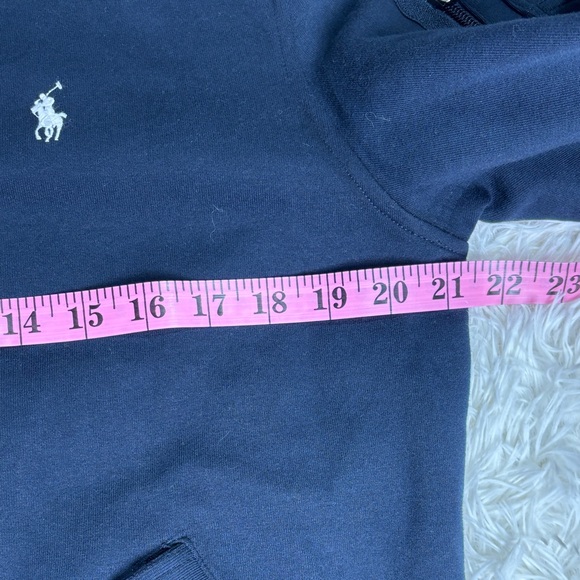 Polo Ralph Lauren Mens L Double-Knit Bomber Jacket Aviator Navy - Picture 6 of 11